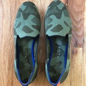 Rothys loafers in camo